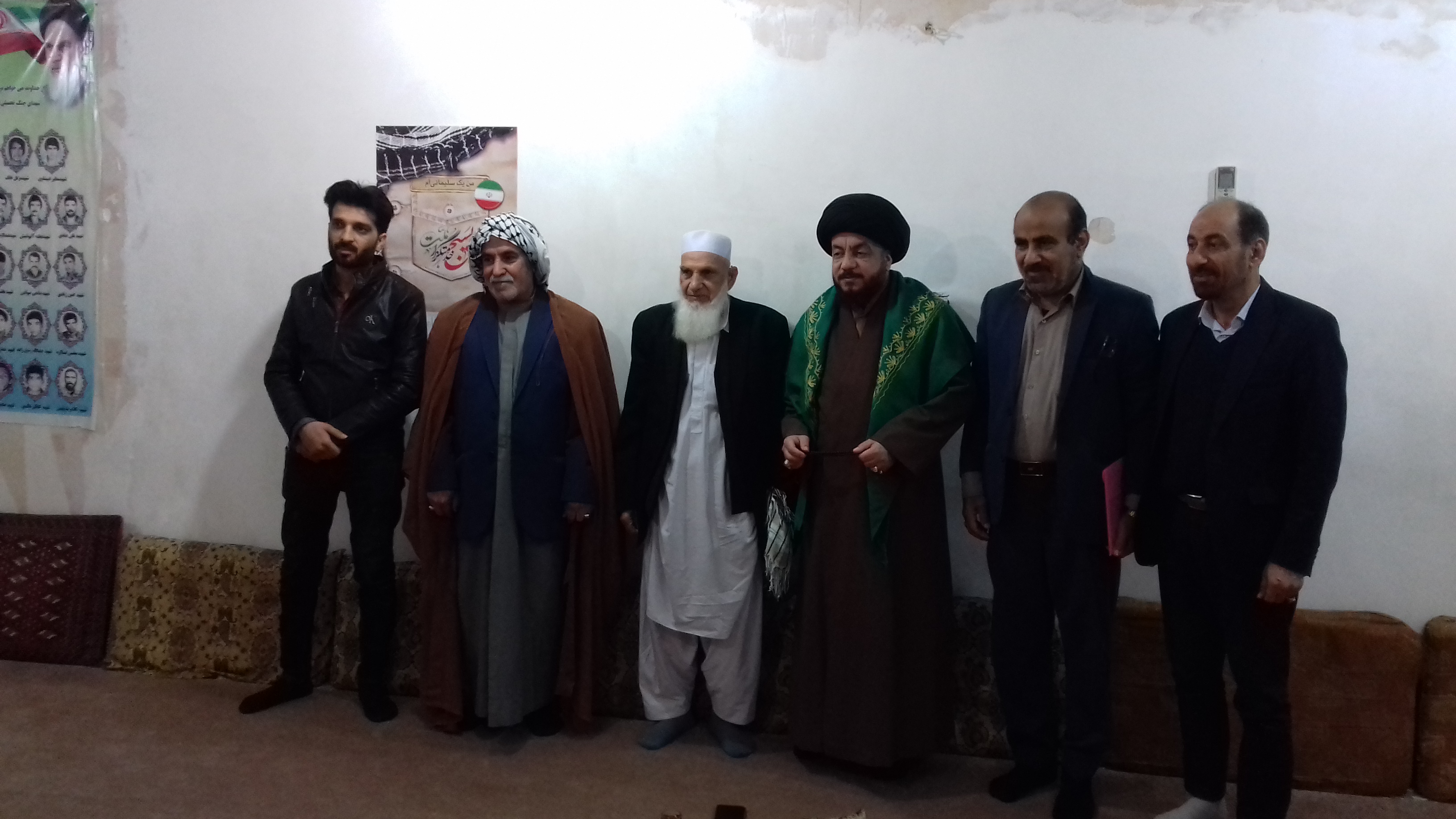 دیدار جمعی از برادران اهل سنت با امام جمعه محترم حاج اقا سیدسلمان هاشمی