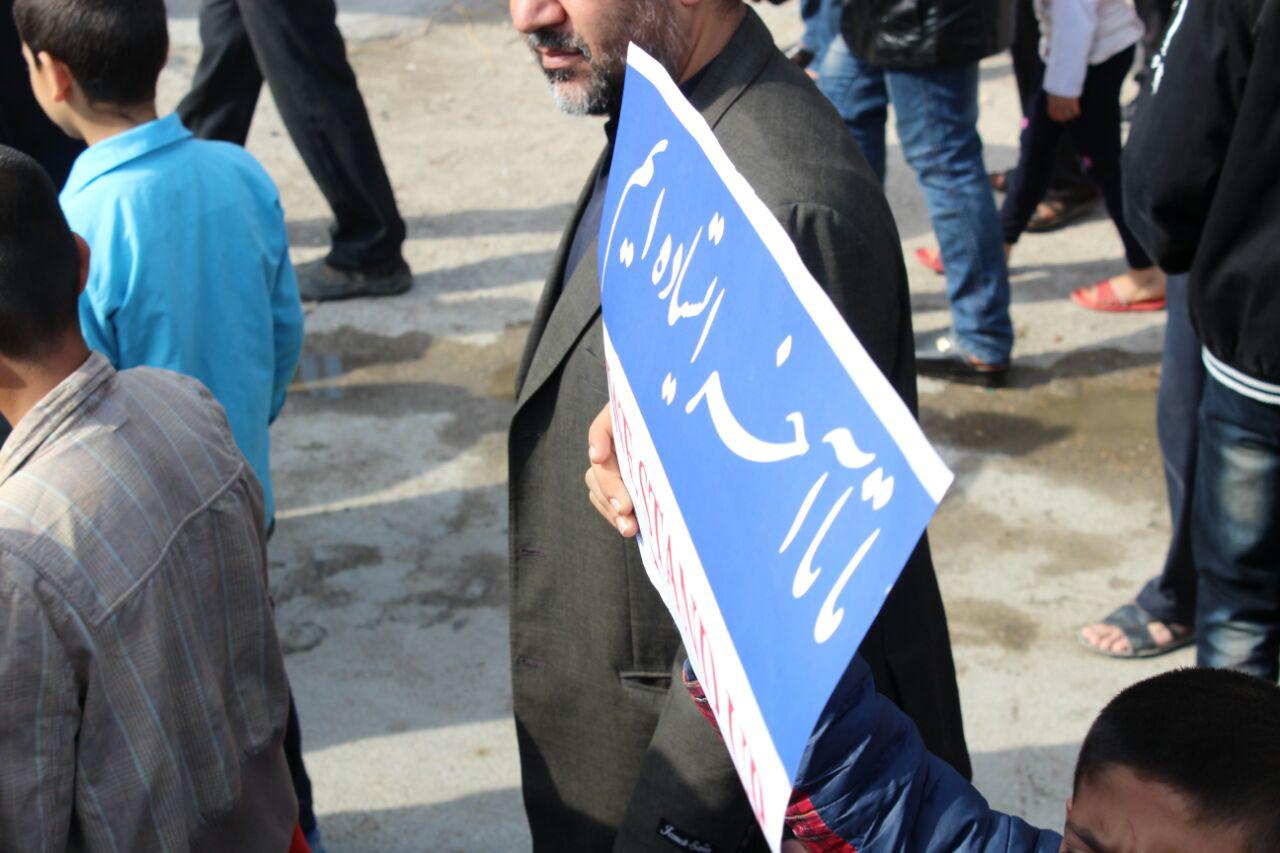  گزارش تصویری راهپیمایی پرشور و باشکوه مردم شهرک طالقانی در 22 بهمن ماه 95 